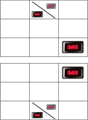 BAR上下並び