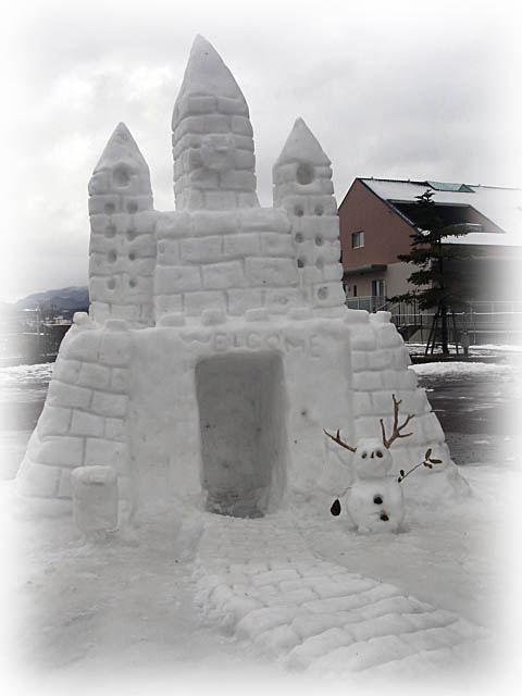 ステキな雪の城
