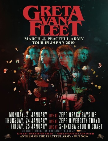 greta van fleet japan tour 2019