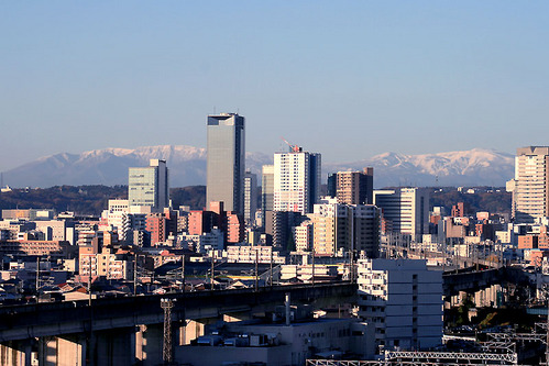 蔵王連峰の冠雪 2009.11.22撮影