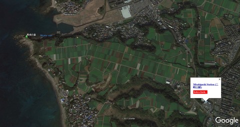 黒崎の鼻と三崎口駅位置関係 久良岐のよし