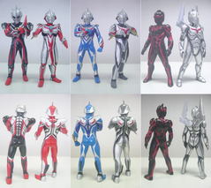 ビッグサイズソフビ　ウルトラマンネクサス　プライズ品　4体セット ビッグサイズソフビ ウルトラマンネクサス プライズ品 4体セット