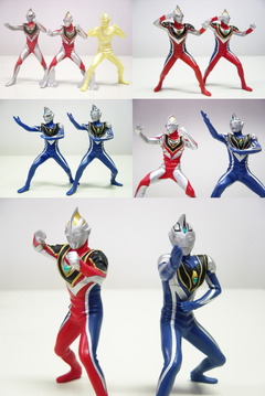 1999年／ウルトラマン・ガイア。バンプレスト。ソフビ人形。【箱無し現状品】。 1999年／ウルトラマン・ガイア。バンプレスト。ソフビ人形。【箱