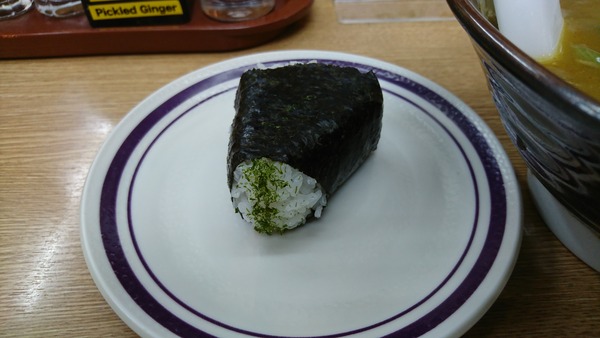 ちから本通 カレーそばたらこむすび (4)