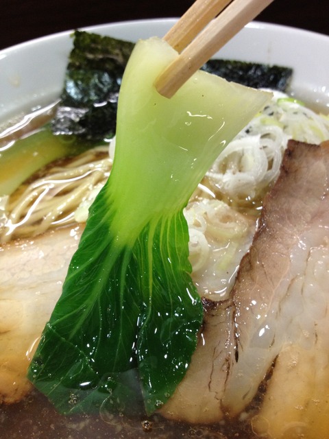 一刀流らーめん_チンゲン菜
