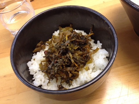 ばっこ志_高菜ご飯