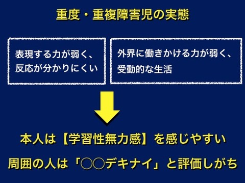 重度・重複障害児の実態