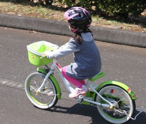 自転車の練習