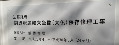 中山大仏工事