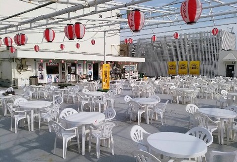 伊勢丹松戸店のビアガーデン