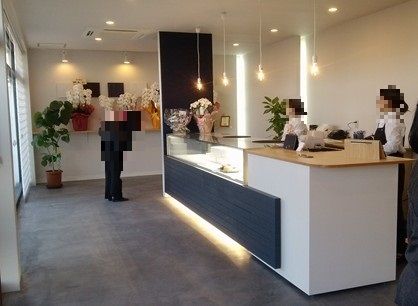 パティスリーツキの店内