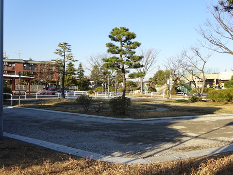 市川児童交通公園の工事