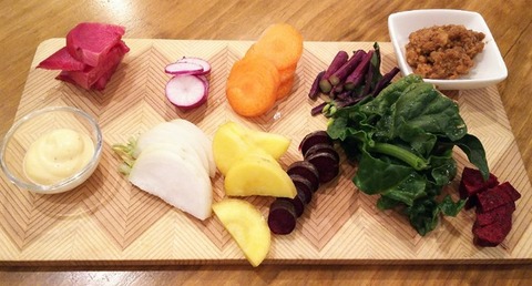 焼鳥サトウの野菜盛り