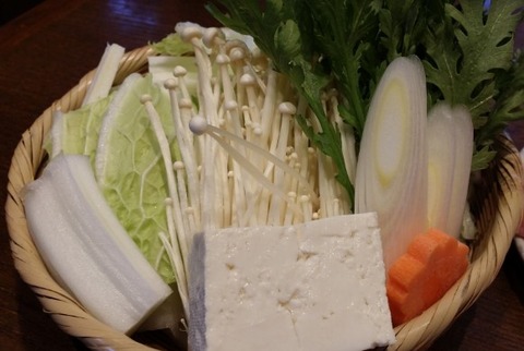 しゃぶ門の野菜