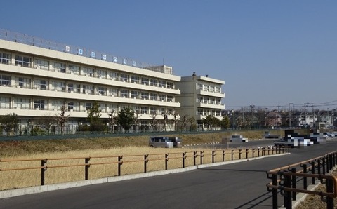 国分川調整池緑地の駐車場/市川市