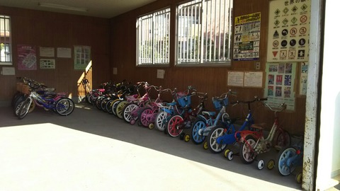 児童公園の自転車/市川市東菅野