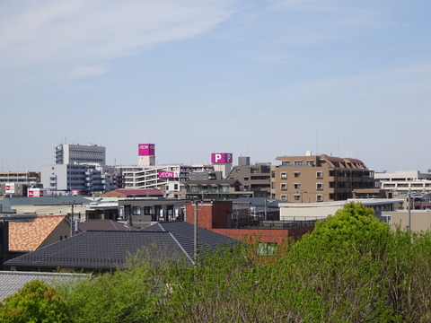 妙典橋から見たイオン