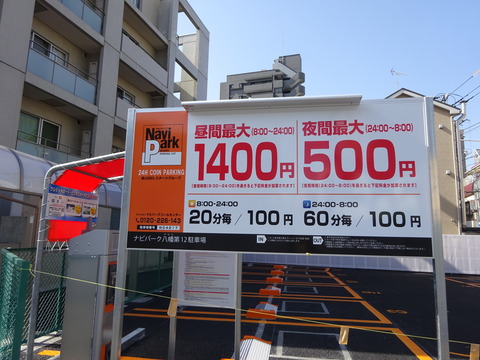 コインパーキング本八幡