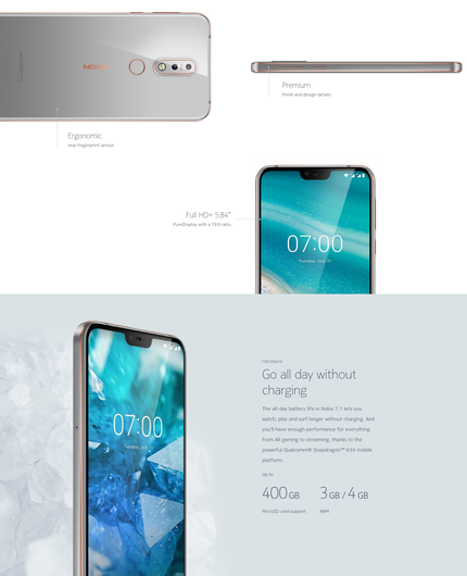 Nokia 7.1 Nokia phones