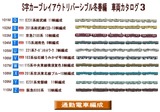 S字レイアウトリバーシル車両リスト3