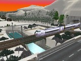 E351スーパーあずさ仮想熊ヶ根鉄橋3.