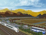 奥中山大カーブ秋景色651系ひたち5