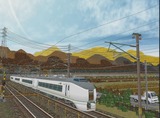奥中山大カーブ秋景色651系ひたち1