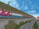 KATO曲線デッキガーター駅B春景色1