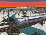 E351スーパーあずさ仮想熊ヶ根鉄橋4.