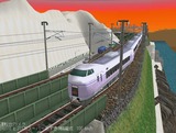 E351スーパーあずさ仮想熊ヶ根鉄橋8