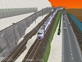 E351スーパーあずさ仮想熊ヶ根鉄橋7