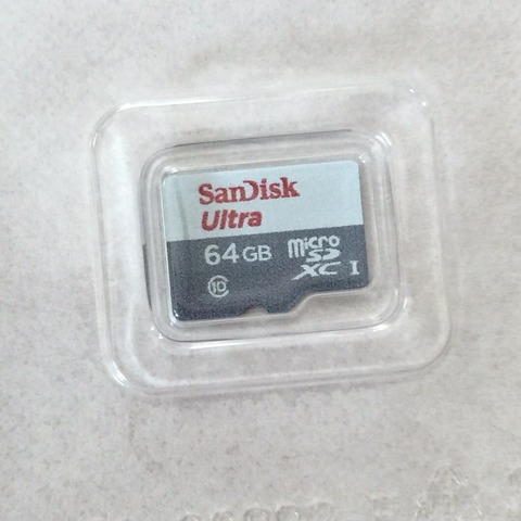SanDisk 64GB microSDXCカード試してみる