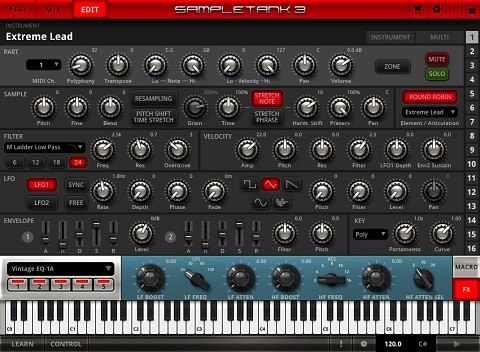 SampleTank 3Editページ