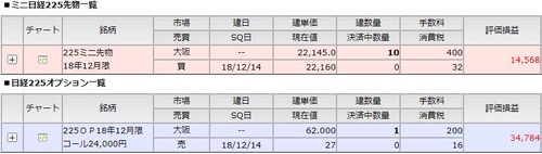 先物OP建て玉