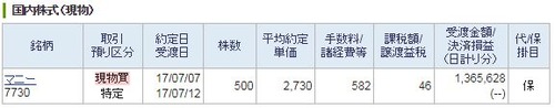 マニー約定
