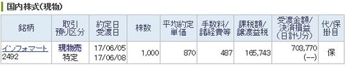 インフォマート約定