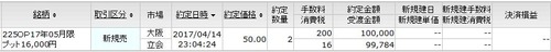 P16000新規売り