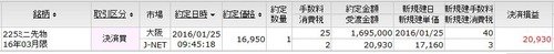 先物決済