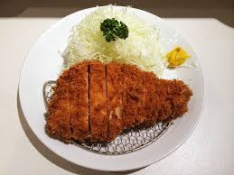 カツの横にカラシ