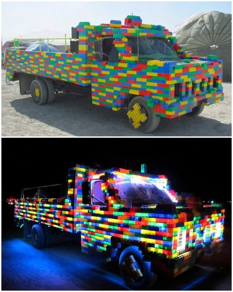 デコトラブロック レゴブロック デコトラ