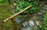 23----亀甲竹の茶室への止め