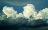 23----雨雲の上の積乱雲