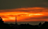 17----雲間の夕焼け
