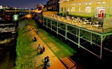 23---夜の鴨川河川敷