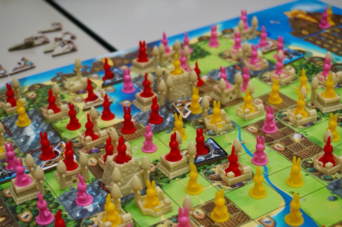 バニーキングダム:ゲーム終了時の様子