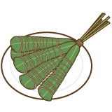 ちまきのイラスト