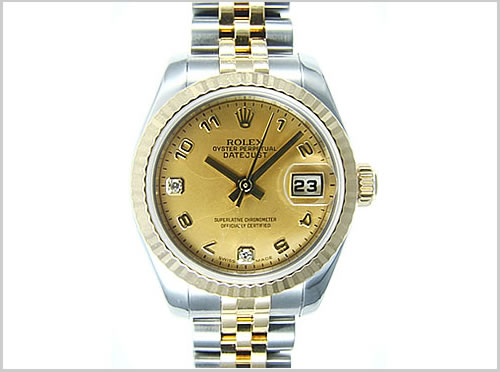 ROLEX��LADYS��DATEJUST��179173DN2BR