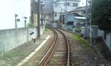 水間鉄道の踏み切り(水間側へ)
