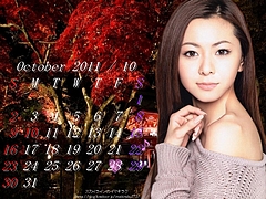 Mai Kuraki Calendar October 2011
