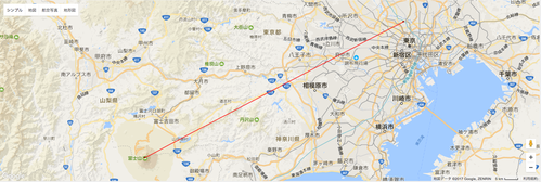 富士山山頂ー北赤羽